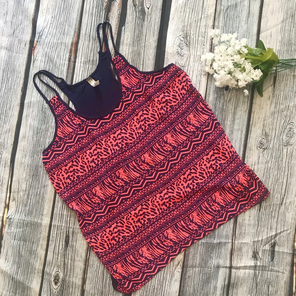Tribal print tank top